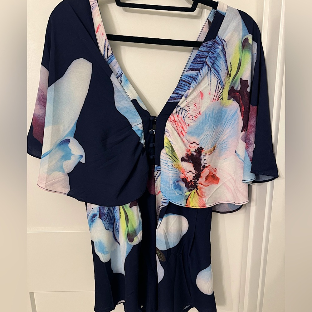 Floral Romper- Size M